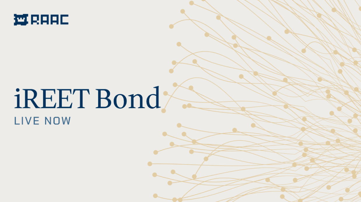 Cover Image for RAAC Launches a $1.135M PVE Bond Release for $iREET